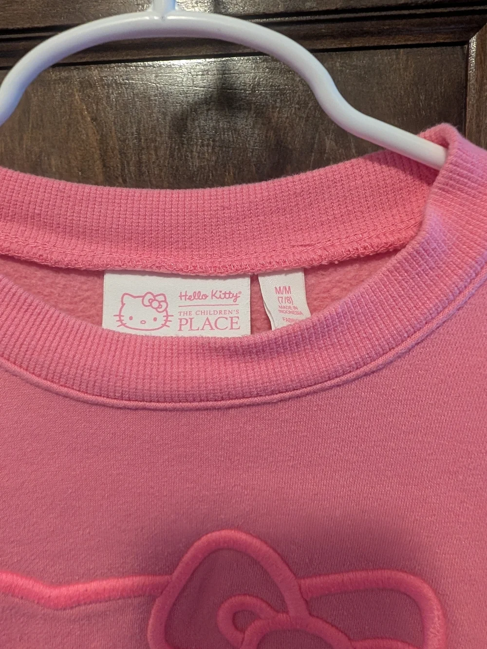 The Children's Place Pink Hello Kitty Embossed Sweatshirt